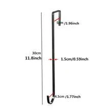 1个简约铁艺装饰挂钩，可用作前后门收纳架挂钩、包包挂钩、户外花园挂钩、情人节挂钩，多种尺寸可选，适用于不同场景