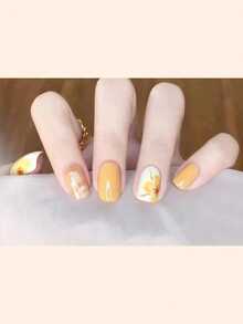 1 Blatt klassischer Stil Glitzer selbstklebende DIY Nail Art Aufkleber Streifen für Feiertags-Nageldekoration