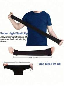 3 Pairs Arm Sleeves, Compression Arm Sleeves For Men, Sun Protection Sleeves For Men, Suitable For School, Mother's Day, Youth, Sun Block Gloves Arm Warmers Autumn Outfits Halloween Costumes Black Arm Sleeve