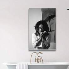 Framed Bob Marley Smoking  Poster, Black And White, Bob Marley Print, Vintage Photography, Music Poster, Printable Wall Art, Wall Art.Birthdays,Valentine's Day, Mother's Day, New Year, Halloween,Thanksgiving Day, Christmas, Easter ,Home Living Room Office Wall Decor, Perfect Gift And Wall Decoration, Room Decor, Wall Art Decor, Wall Decor, Living Room. - Framed(有框架) - 查看 2