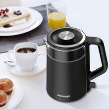 Aeomjk 1.5升不锈钢电热水壶，家用自动断电玻璃电水壶，适合泡茶和咖啡 - 美規B型插(110-127V) - 查看 8