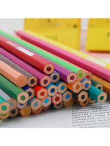 Set de 12/24 lápices de colores de dibujos animados, lápices de colores para pintura y graffiti, lápices de colores básicos multiusos para estudiantes, materiales y suministros para clases de arte y herramientas de pintura