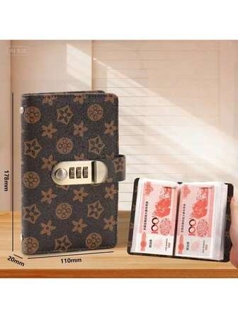 Set de cuadernos de de varios tamaños - Tapa dura con candado de combinación, almacenamiento de dinero/diario de escritura/seguimiento de gastos/ahorro organizado/uso portátil para estudiantes/adolescentes/adultos, escuela/hogar/viaje, Navidad/Año Nuevo, regalos sorpresa para amigos, organización inteligente (Cuaderno de , diario de almacenamiento de dinero, seguimiento de gastos, set de varios tamaños, organizador inteligente, regalos sorpresa de Navidad, cuaderno portátil, herramienta de organización)