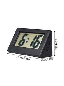 Luminous Mirror Clock Ins Desktop Clock Timetable Tabletop Ornaments, USB Digital LED Display Electronic Alarm Clock, Display Temperature Date Sleep 12/24 Hour Time, Home Decor, Bedroom Decor, Brightness Dimmer (Not Including Batteries), Home Decor, Room Decor Birthday Gift, Gifts