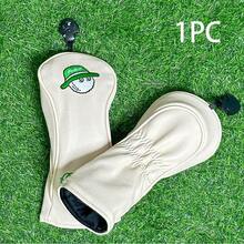 有趣的高尔夫保护套、高尔夫配件和防尘耐用材料为高尔夫球杆提供最佳保护 - 米色 - 查看 11