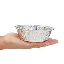 Mini Pot Pie Pans - 100 Pack 5 In Silver Aluminum - Disposable Aluminum Foil Pans And Tins For Pot Pie Baking Quiche And Tarts Oven And Freezer Gift - Silver - View 4