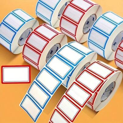 1000pcs No Residue Waterproof Oil-Proof Labels - Suitable For Refrigerator, Freezer, Food Storage Room And Kitchen Organization - Perfect For Food Containers, Jars, Meal Prep, Label Stickers (1000pcs), Food Pantry Labels, Minimalist Design, Oil-Resistant Material, Busy Households, Thank You Stickers, Birthday Stickers, Gift Labels, Label Stickers.