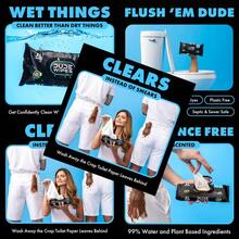 DUDE Wipes - Flushable Wipes 48 Count Dispenser Unscented With Vitamin-E And Aloe Septic And Sewer - Không mùi hương - Xem 1