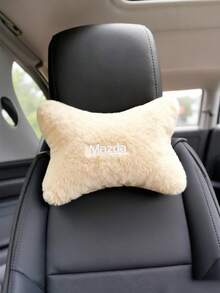 定制汽车配件头枕，骨形睡眠枕，人体工学座垫 - 颈部支撑枕，柔软毛绒材质，透气驾驶头枕，适用于所有车型，是送给驾驶员的理想礼物，汽车座垫，人体工学汽车头枕，汽车座椅小腰枕，汽车座椅头枕套，趣味汽车头枕套，旅行颈枕，骨形，涤纶面料 - 彩色 - 查看 8