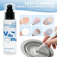 VIANOMI 100ml化妆刷清洁剂，适用于化妆刷、美容海绵和粉扑 - 無色 - 查看 6