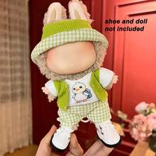 17 Cm Fresh And Delicate Style Doll Clothing Set,Compatible With Labubu,Clothing Set Suitable For 6.7-Inch Doll Set, Fashionable And Unique Hat And Clothing Accessories, Suitable For First/Second/Third Generation Dolls To Play And Display ,Clothing Set Only,(Excluding Dolls And Shoes) - Multicolor - View 10
