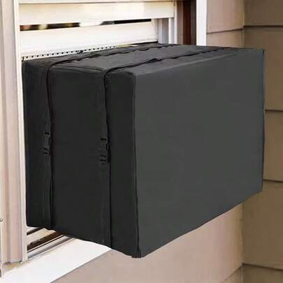 Air Conditioner Cover, Suitable For Outdoor Window AC, AC Winter Window Cover With Adjustable Straps