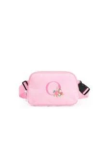 1 件女孩腰包，时尚斜挎腰包，带可调节肩带，适合日常使用、户外、旅行、徒步旅行、跑步、骑自行车、便携、理想礼物 - 粉色 - 查看 21