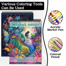 Dreamlike Butterfly Adult Coloring Book Set - 2 Books, 54 Pages Of Leisure And Entertainment Artistic Healing Patterns - Spiral Bound Painting Books, Containing 24 Unique Butterfly And Floral Designs - Valentine's Day, Christmas And Birthday Gifts, Suitable For Art Lovers, Back To School, Mother's Day, Gifts For Mom - 2pcs - View 9