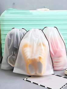 20/10/5/1pcs Waterproof Foldable Travel Shoe Bags, Unisex Shoe Storage Protector Pouch, Suitable For Suitcase, Gym, Beach, Camping, Outdoor Sports, With Drawstring Transparent Shoe Bags, Portable Waterproof Shoe Storage Bags, Multi-Functional Storage Bags, Travel Accessories - Multicolor - View 7