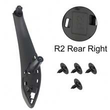 Car Inner Handle Door Panel Pull Trim Cover Black Front Rear Left/Right Interior Door Handles For BMW F30 F80 F31 F32 F34 F35