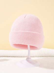 Pacotes de 1/3 peças de gorros de inverno para meninas e bebês, gorros macios para bebês, gorros de malha para crianças