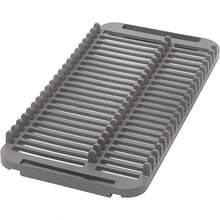 1011484149 UDRY Rack And Microfiber Dish Drying Mat Charcoal Kitchen 24 X 18 X 10.8