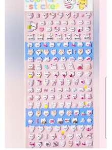 卡通柔软可爱泡沫贴纸，小鼻子泡泡贴 - 彩色 - 查看 9