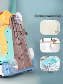 一套可爱恐龙动物浴室戏水玩具套装，带旋转喷头，寓教于乐的喷水玩具，适合男宝宝和女宝宝，圣诞节和新年礼物