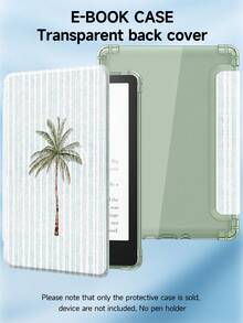 Ayotu Striped Palm Tree Pattern Protective Case, Compatible With 10.2 Inch (2021/2020, 9th/8th Gen), Galaxy Tab A8 10.5 Inch (2022), MatePad 10.4/Tab, With Pencil Slot, Auto Sleep/Wake Function, Fashionable Protective Cover - Multicolor - View 9