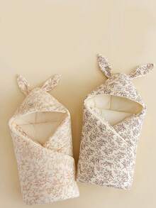 Infant Swaddle Blanket, Double-Sided Cotton Muslin Swaddle Wrap, Breathable Hospital Use Swaddle, Baby Swaddle, Thick Blanket, Newborn Swaddle Wrap, Autumn/Winter Thick Swaddle Blanket