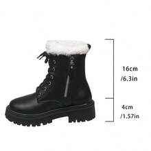 2025 Neuankömmling thermisch gefütterte modische rutschfeste Damen Stiefel bis zur Mitte des Wades