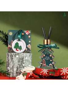 1 Bottle 100ml Christmas Flameless Essential Oil Gift Set, Creates Christmas Home Ambiance, Bedroom Air Purifier Diffuser, Perfect Gift For Friends - Multi-fragrance - View 4