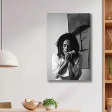 Framed Bob Marley Smoking  Poster, Black And White, Bob Marley Print, Vintage Photography, Music Poster, Printable Wall Art, Wall Art.Birthdays,Valentine's Day, Mother's Day, New Year, Halloween,Thanksgiving Day, Christmas, Easter ,Home Living Room Office Wall Decor, Perfect Gift And Wall Decoration, Room Decor, Wall Art Decor, Wall Decor, Living Room. - Framed(有框架) - 查看 3