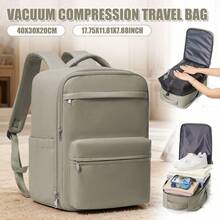 Ba lô du lịch nén chân không dung tích lớn unisex, ba lô leo núi bằng nylon chống thấm nước đạt tiêu chuẩn hàng không, ba lô túi khí nén chân không di động, vật dụng thiết yếu cho du lịch ngoài trời. - Nhiều màu - Xem 13