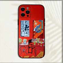 Henri Matisse Art Painting Phone Case Covercompatible with  15,14,13,12,11,Pro,X,XS,Max,XR,Plus,Mini Soft Black Cover,Covercompatible with  17 Hülle, 17 pro Hülle, 17 promax Hülle - Z2 - Übersicht 8