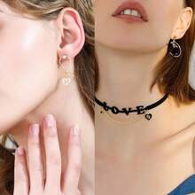 24 piezas de encantos de esmalte con forma de corazón de 12 signos del zodíaco, con diseño de doble cara, para hacer collares, pulseras, aretes o joyería, en 2 colores