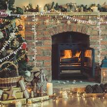 1 قطعة (تقريبًا 5 متر) حبل ملتف إكليل عيد الميلاد مع خرز أكريليك، إكليل عيد الميلاد للتعليق، مناسب لشجرة عيد الميلاد والمدفأة والنافذة والزفاف وديكور الحفلات، ديكور منزلي داخلي وخارجي - متعدد الألوان - مشاهدة 7