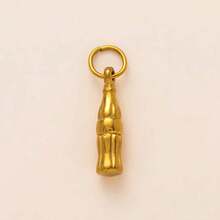 1pc Sweet And Cute New Fashionable Imitation Food Series Chili Mushroom Doughnut Hornbread Cheese Fries Toast Cake Blueberry Stainless Steel Pendant, Electroplated 18K Gold, Suitable For DIY Jewelry, Necklace, Bracelet Accessories, Earrings, Keychains, Bag Accessories, Women's Jewelry Accessories, Wallet Accessories, Small Pendant, Stainless Steel DIY Accessories