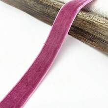 5 Yards X 20mm Colorful Single-Sided Flocked Ribbon, Flocked Ribbon For Bows, Gift Wrapping - 20mm Wide - View 22