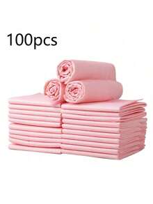 100 szt./opakowanie Jednorazowe, wodoodporne i oddychające podkłady do przewijania pieluszek dla niemowląt, miękka i chłonna podkładka na materac, praktyczny prezent, 17 x 13 cali