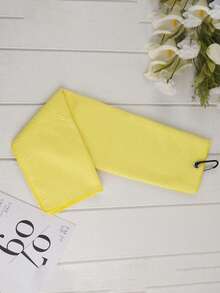 (Text cu model personalizat) Prosop sport de golf Prosop sport imprimat cu nasturi pentru alpinism Prosop sport ultrafin din fibră portabilă cu tijă de ștergere Prosop de yoga Prosop de golf cu pliere triplă