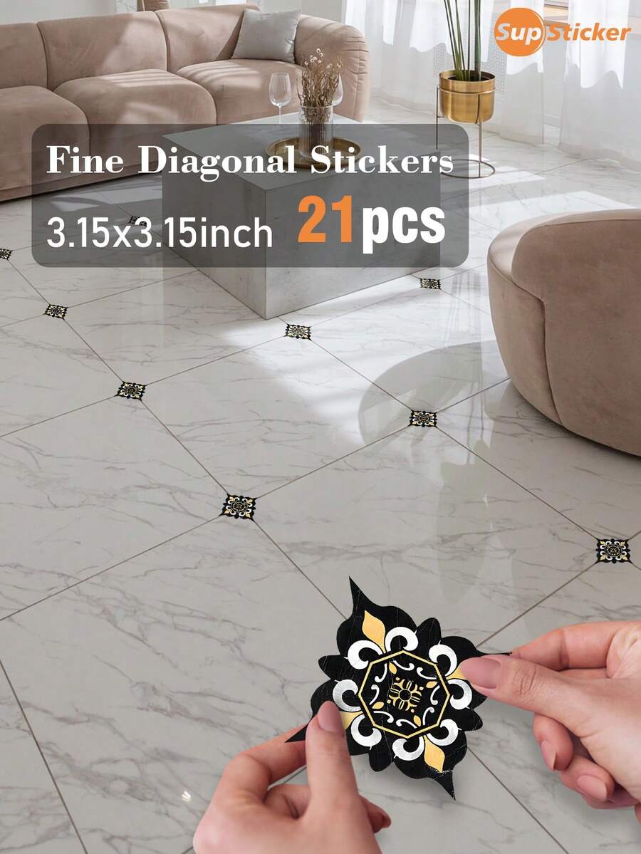 1 cuộn gồm 21 miếng, giấy dán tường tự dính họa tiết gạch Ma-rốc, chống thấm nước, thích hợp cho phòng khách, phòng ăn, ban công, phòng học và các không gian trang trí nhà khác, kích thước: 23.15 x 9.92 inch. Thương hiệu Rama Decoration, giấy dán tường, decal dán tường, decal vinyl, thích hợp cho trang trí nhà cửa, trang trí mùa xuân, làm mới ngôi nhà của bạn. Thương hiệu Rama Decoration, decal dán sàn, decal dán sàn tự dính, có thể tháo rời, thích hợp cho phòng khách, phòng ngủ, nhà bếp và các không gian trang trí khác. - Nhiều màu - Xem 1