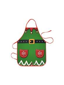 طقم أربع قطع من المآزر الخاصة بعيد الميلاد، يشمل مئزر طبخ مطبخ جميل، مئزر بنمط بابا نويل والثلجي، مئزر طبخ مطبخ قابل للتعديل، ومئزر طباخ نسائي ممتع - متعدد الألوان - مشاهدة 7