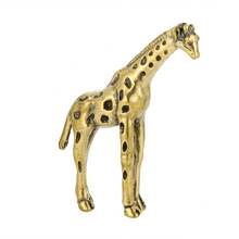 1 Piece, Brass Giraffe Statue Decoration, Antique Bronze Craft Ornament, Room Decoration, Home Decor, Scene Arrangement, Christmas Tabletop Decoration, Halloween Decoration, Autumn Home Collection Figurine Christmas Decorations Home Christmas Gifts Christmas Decor - Giraffe - View 8