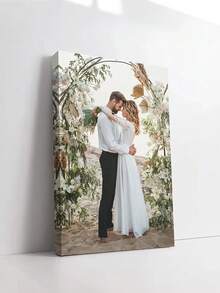 1 Stück personalisierter Foto-Leinwanddruck - Leinwanddrucke mit Ihren Fotos als individuelle Wandkunst für Schlafzimmer, Van Gogh, Wohnzimmer, Hochzeit, Baby, Haustier, Familie, Liebe, Paar, Freund, Bild, Foto, gerahmte Wandkunst, Halloween-Dekorationen, Weihnachtsgeschenk, Geschenk für den besten Freund, Familiengeschenk, Geburtstagsgeschenk, Geschenk für Familie/Freund/Freundin/Freund