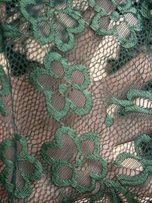 1pc Women's Sexy Lingerie, Halter Tie Backless Lace Bodysuit