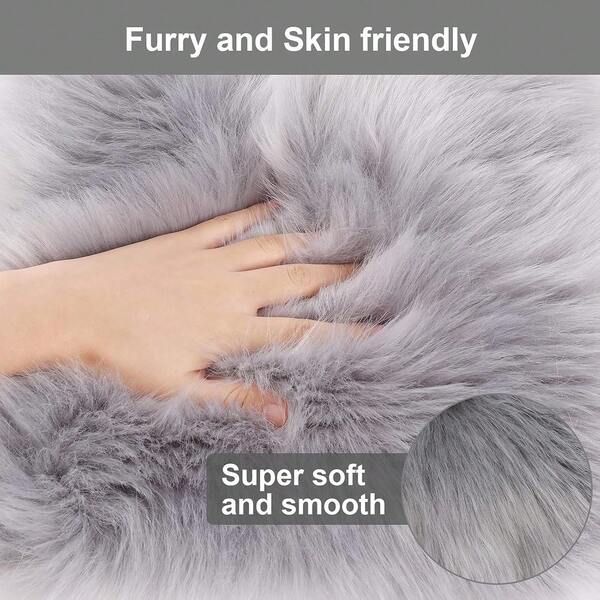 1 szt. dywan świąteczny i noworoczny, jesień/zima nowy, długi, pluszowy, wełniany, dekoracyjny dywan ze sztucznego futra, długość włosia ok. 5-7 cm, dekoracyjny dywan ze sztucznego futra