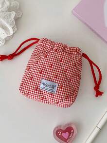 1个可爱绗缝相机包，CCD收纳袋，相机包，柔软材质，防摔防尘，小巧便携，适用于微单相机，简约便携，防摔防刮，多用途，适合户外使用，相机配件旅行必备，邮轮必备，宿舍必备，生日礼物，伴娘礼物，母亲节礼物，教师节礼物，返校礼物 - 彩色 - 查看 15