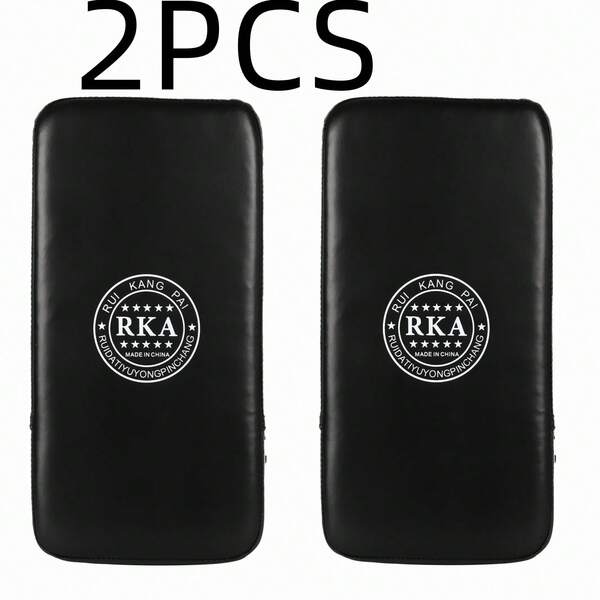 2 Pack Muay Thai Pad For Training Boxing Equipment Kicking Punching Shield Muay Thai Kickboxing Training Pad For MMA, Martial Arts, Karate, Taekwondo, Punching, Foot, Knee And Elbow Target