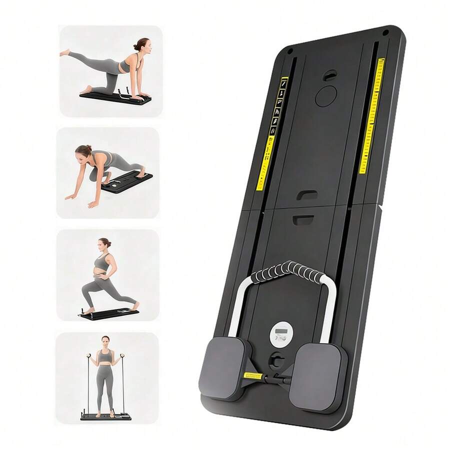 Tabla de Ejercicios Plegable Multifuncional para el Hogar de Color Negro, Equipo de Entrenamiento Completo del Cuerpo de 106*41cm - Negro - Ver 1