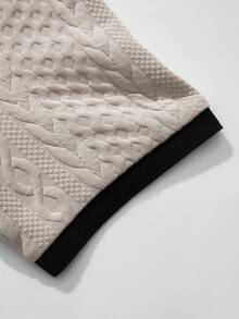 Camisa polo de manga corta con ajuste delgado y ribete de contraste, para verano