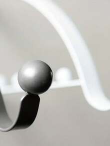 Metal Door Hook Rack Wall Mounted Door Rear Hook Coat Hat Hanger Door Hanger Storage Multi-Purpose Door Hooks Clothes Hanging Racks Towel Hanger Rack For Bedroom Bathroom Hallway Kitchen For Coats Hoodies Hats Scarves Purses Keys Robes Over-The-Door Hangers Space-Saving Hanging Storage Organizer Purse Holder Home Storage Home Decors Room Decor - Multicolor - View 5