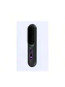 RAF Digital Temperature LCD Display, Portable Negative Ion Electric Hair Straightener Brush, Straightening & Curling Styling Tool, Multi-Function Hair Straightener, Suitable For Outdoor Travel, Home Use And Student Dorms, Gift For Girls - Multicolor 1 - View 14