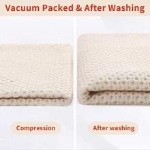 Homaxy 100% Cotton Waffle Weave Kitchen Dish Cloths, Ultra Soft Absorbent Quick Drying Dish Towels, 12 X 12 Inches, 6-Pack, Dark Grey - Màu hỗn hợp - Xem 8